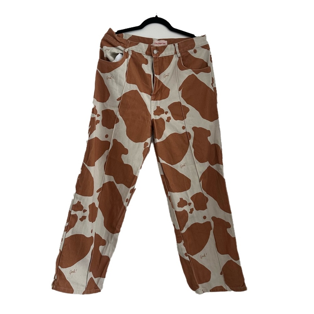 Lisa Says Gah Robyn Cow Print Pants